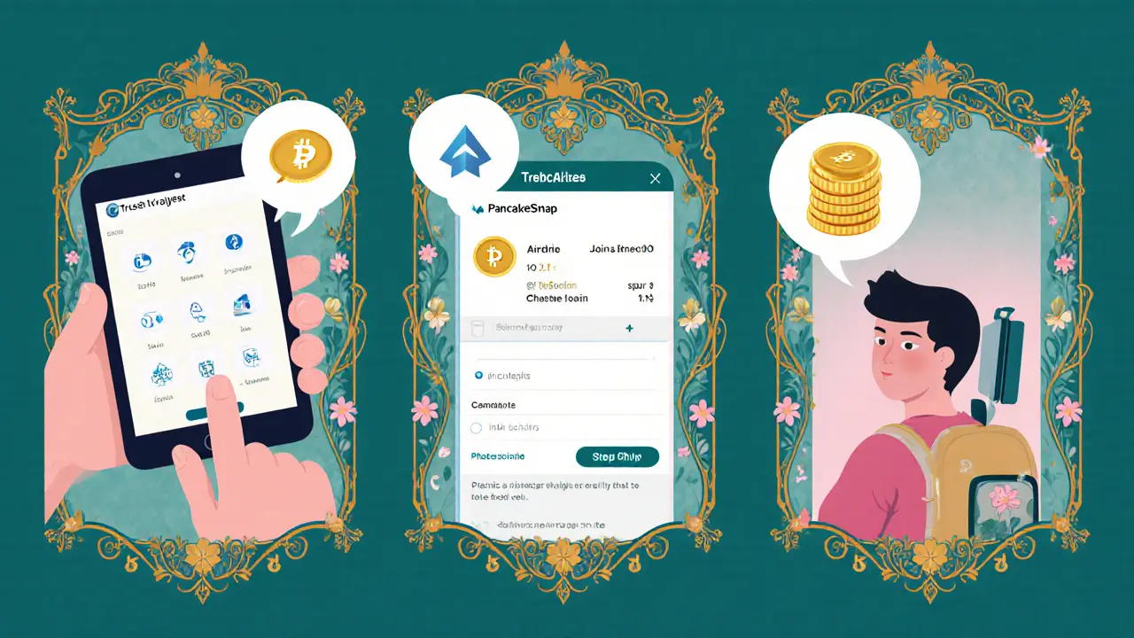 Guía paso a paso: abrir wallet, comprar CANDY en PancakeSwap y unirse a canales de TripCandy.