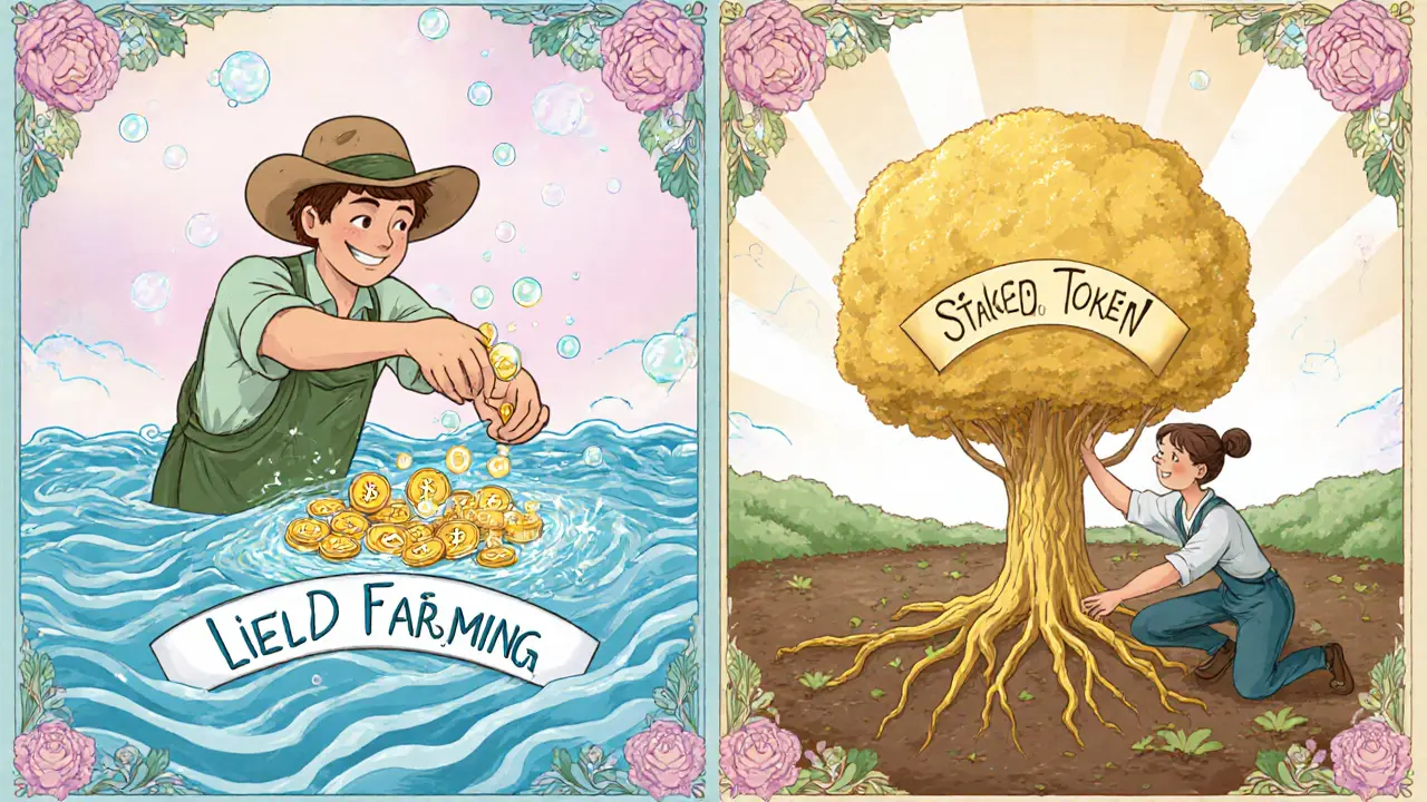 Yield Farming vs Staking: Diferencias clave en ingresos pasivos