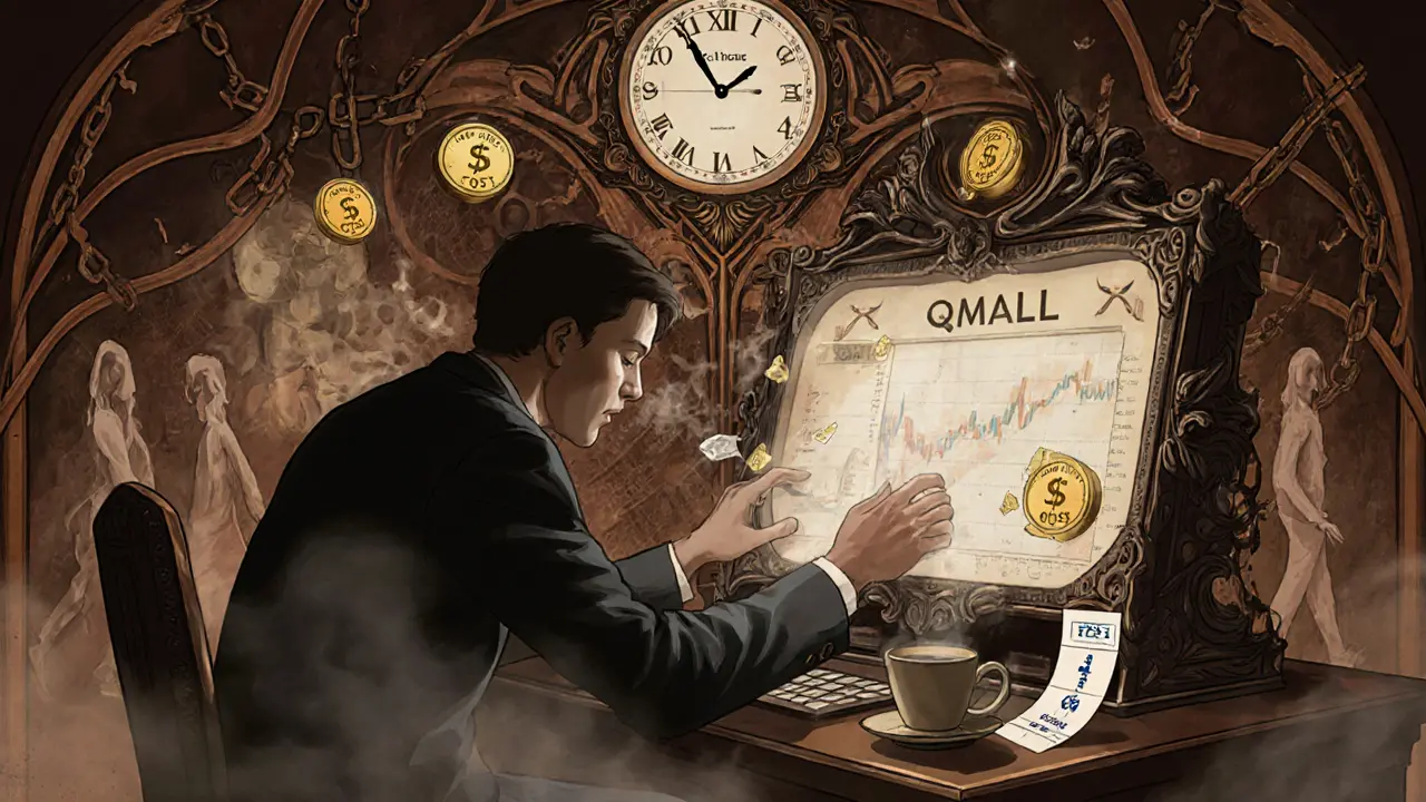 Traders intenta comprar TDX en una pantalla débil mientras los tokens se desvanecen y un reloj marca 38 horas.