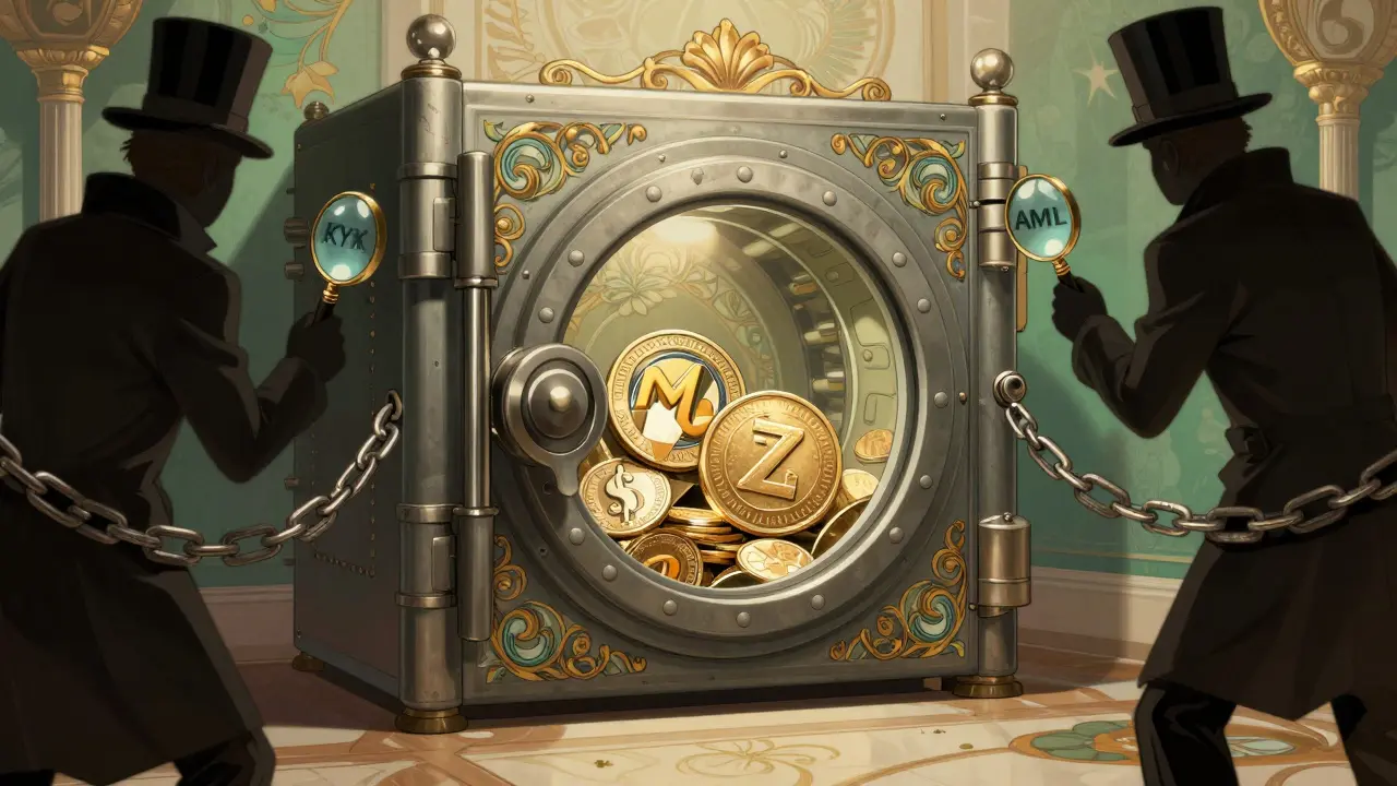 Regulación de monedas privadas: restricciones a Monero y Zcash en 2025