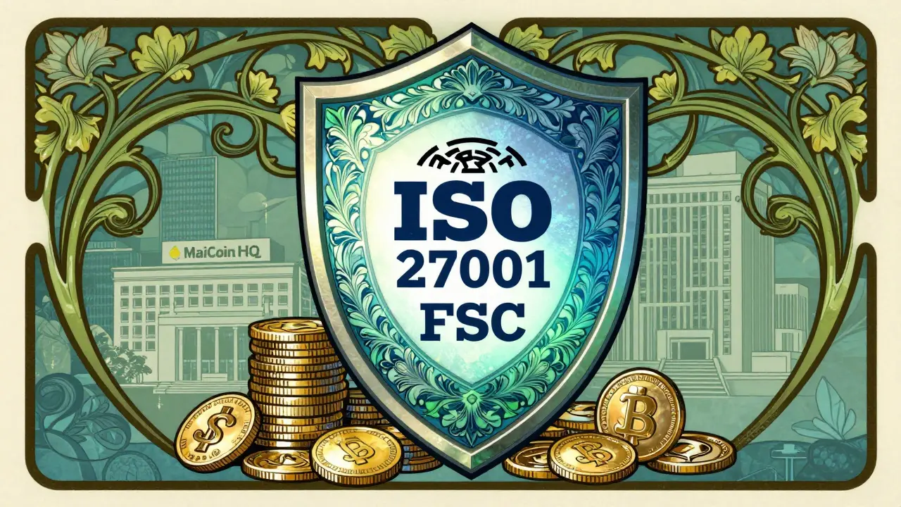 Escudo decorativo que protege criptomonedas y dinero