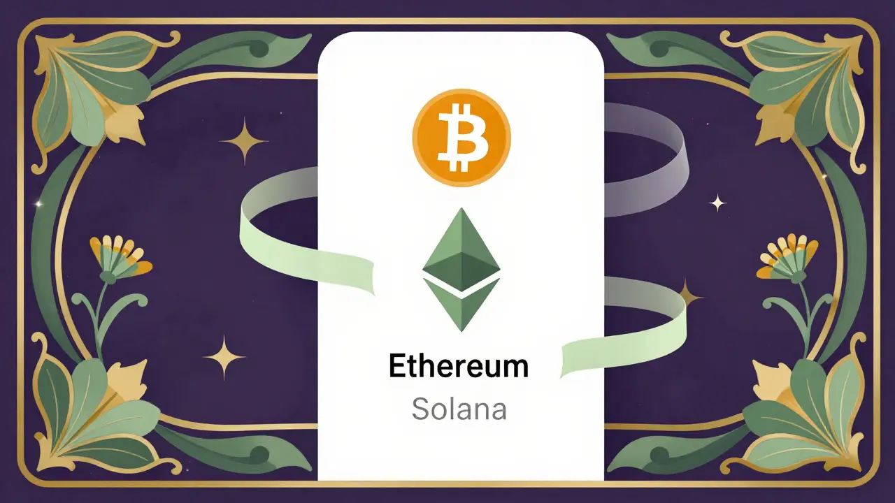 Iconos de criptomonedas principales en marco ornamental