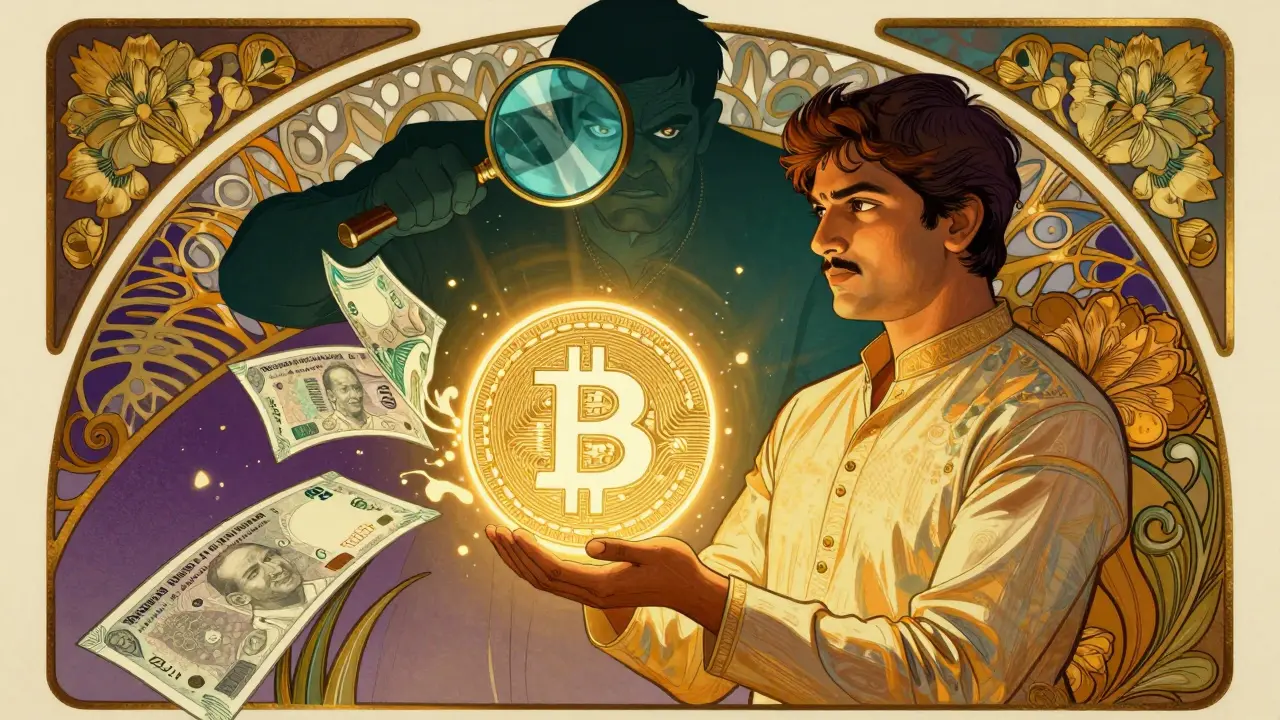 Retirar crypto a rupias en India: cómo reaccionan los bancos y las restricciones actuales