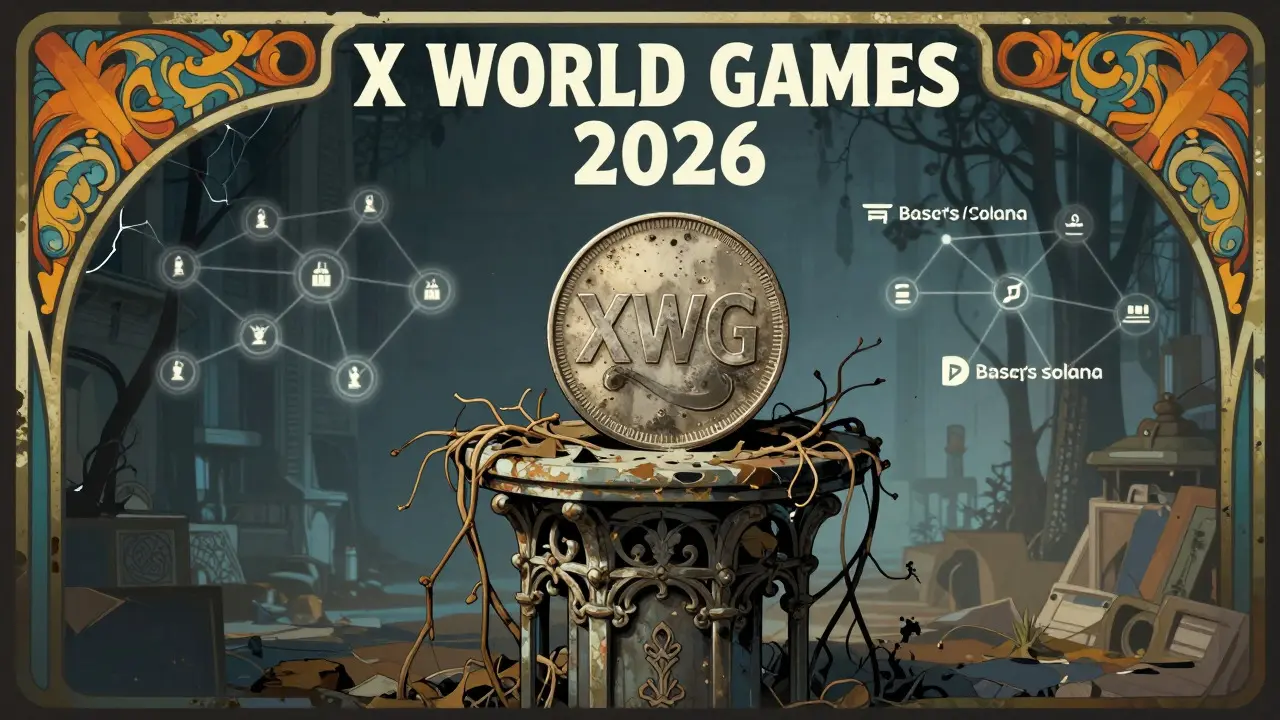 Token XWG polvoriento en 2026 simbolizando estancamiento y baja liquidez