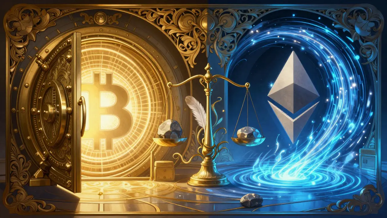 Bitcoin vs Ethereum: Comparación de tiempo de bloque y su impacto