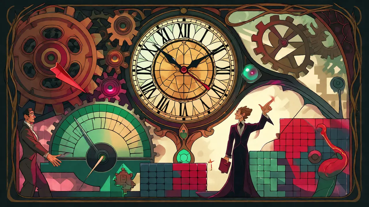 Escena ilustrada mostrando el ajuste dinámico de la dificultad cada dos semanas.